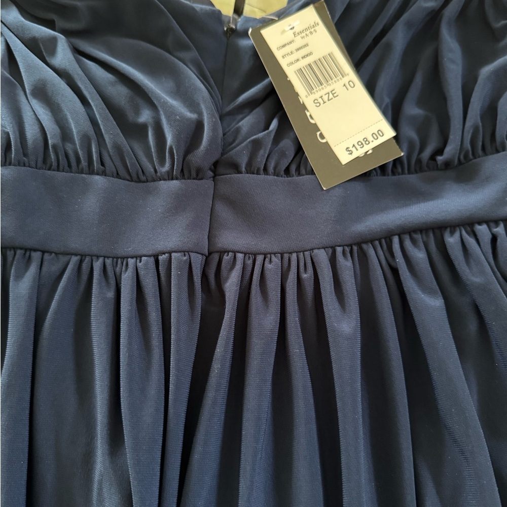 Essentials by ABS Navy Dress NWT
